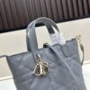 69309da56e68136f4d9ab23c Medium and Small Dior Toujours Vertical Leather Handbag in Raspberry Beige with Cannage Stitching