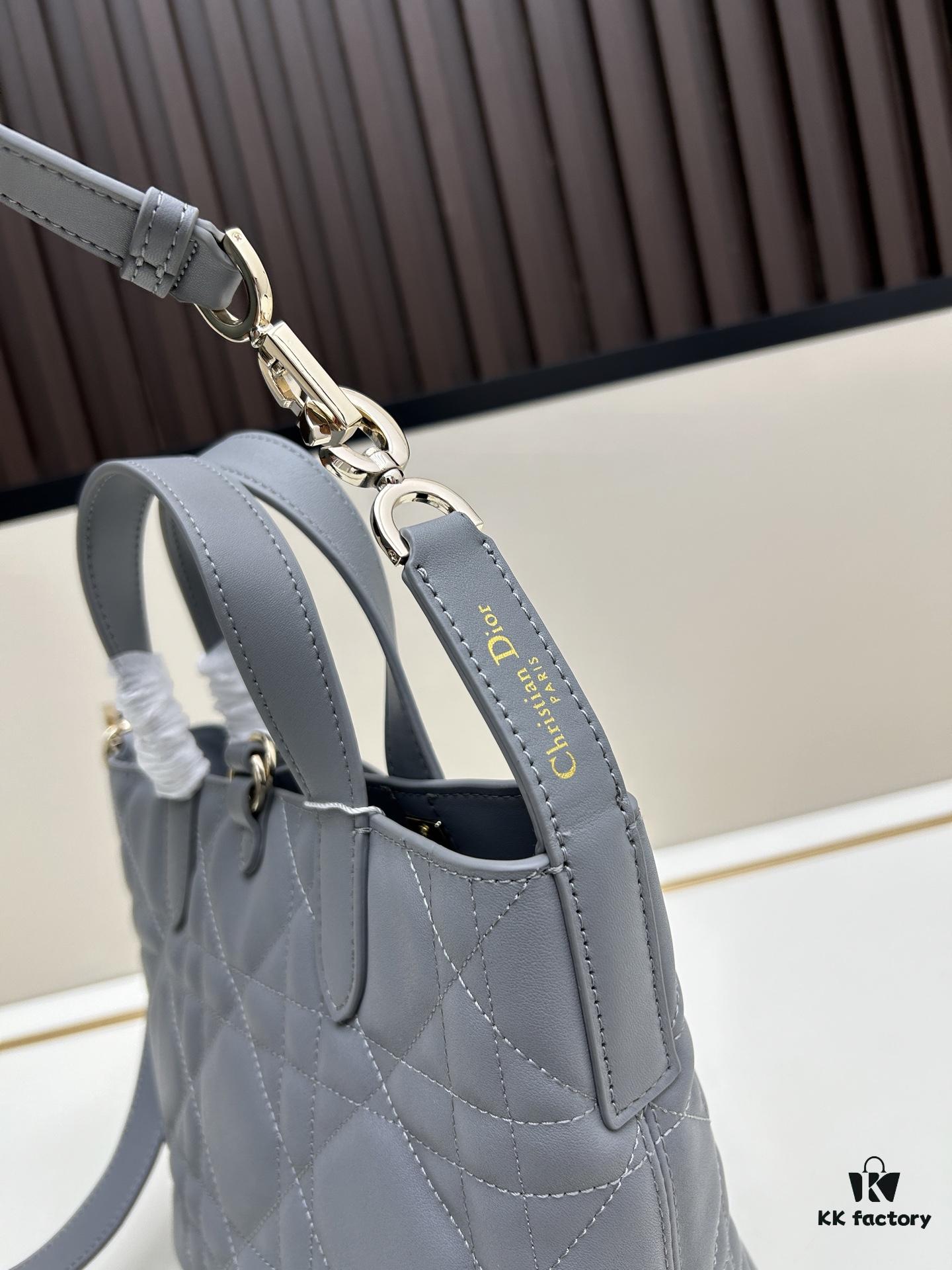 69309da56e68136f4d9ab23d Medium and Small Dior Toujours Vertical Leather Handbag in Raspberry Beige with Cannage Stitching