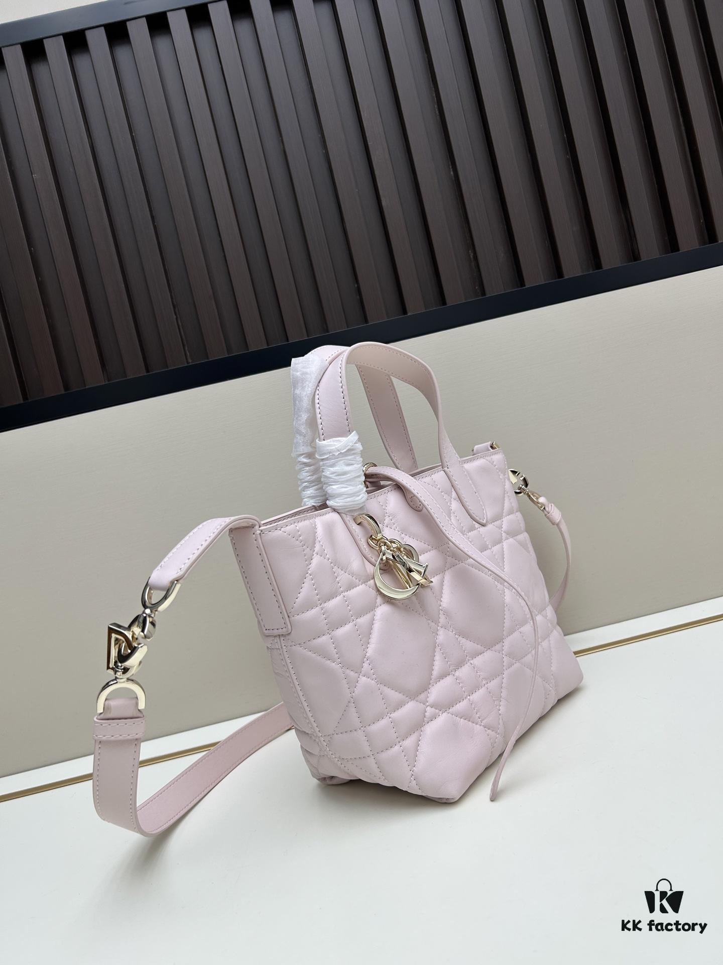 69309da86e68136f4d9ab240 Dior Toujours Vertical Handbag in First-Layer Calfskin with Large Quilting