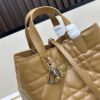 69309db06e68136f4d9ab24b Medium and Small Dior Toujours Vertical Handbag in First-Layer Calfskin with Large Cannage Stitching