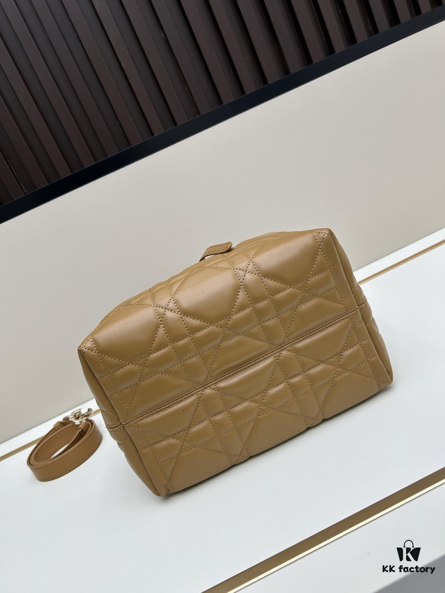 69309db06e68136f4d9ab24c Medium and Small Dior Toujours Vertical Handbag in First-Layer Calfskin with Large Cannage Stitching