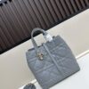 69309db46e68136f4d9ab251 Dior Toujours Medium and Small Vertical Handbag in Claret Beige Calfskin Leather with Cannage Stitching