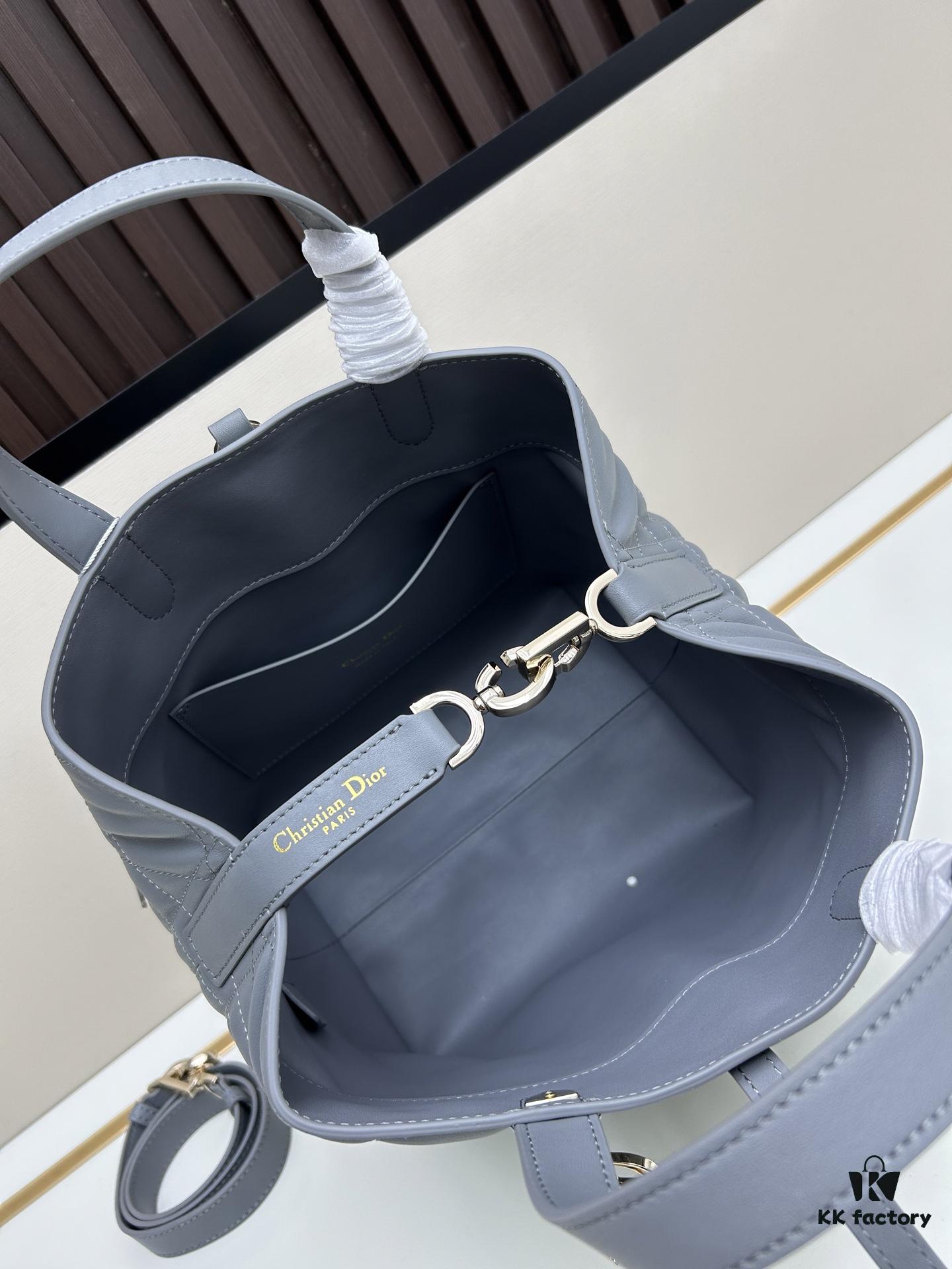 69309db76e68136f4d9ab258 Dior Toujours Medium and Small Vertical Handbag in Claret Beige Calfskin Leather with Cannage Stitching