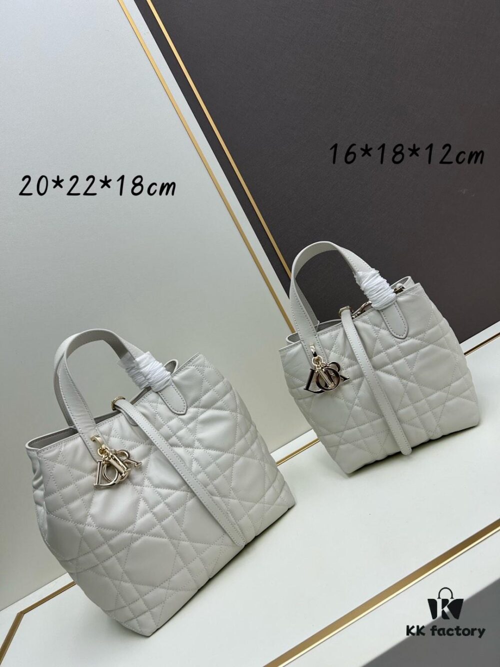 69309dbc6e68136f4d9ab261 Medium and Small Dior Toujours Vertical Handbag in First-Layer Calfskin with Large Quilting