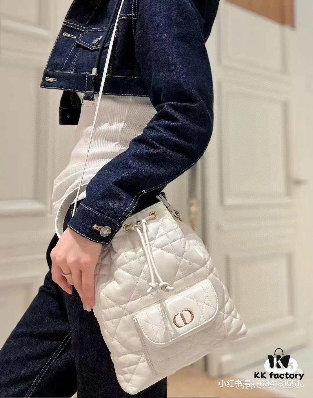 69309dcc6e68136f4d9ab27b Large DIOR Caro Bucket Bag from the 2025 Autumn Ready-to-Wear Collection