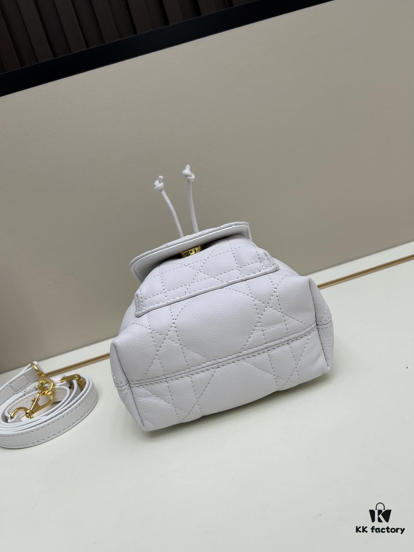 69309dfb6e68136f4d9ab2bd Dior Caro Small Bucket Bag in Black Lambskin from the 2025 Autumn Ready-to-Wear Collection