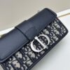 69309e2c6e68136f4d9ab311 Small Size Authentic Silver Hardware Dior 30 Montaigne Bag with Box