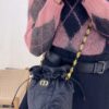 69309e3a6e68136f4d9ab32e Dior Jolie Bucket Bag in Black Calfskin with Cannage Stitching, 2025 New Arrival
