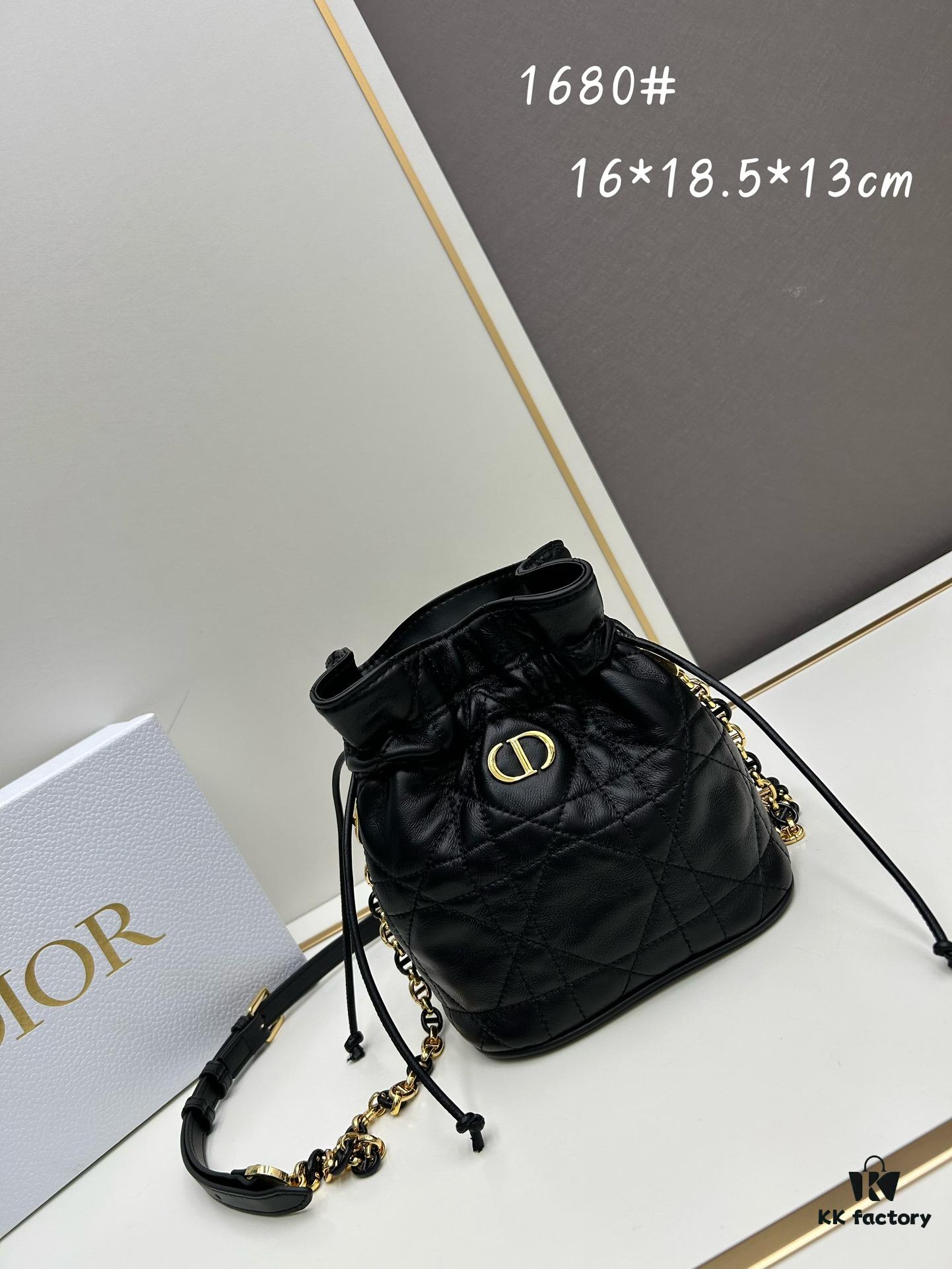 69309e3c6e68136f4d9ab331 Dior Jolie Bucket Bag in Leather and Fabric, New 2025 Model