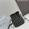 69309e3c6e68136f4d9ab332 Dior Jolie Bucket Bag in Leather and Fabric, New 2025 Model