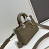 69309e456e68136f4d9ab33f Large and Small Lady D-Sire My ABCDior Handbag in Blush Beige Calfskin with Crocodile Texture