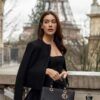 69309e4d6e68136f4d9ab350 Large and Small Lady D-Sire My Abcdior Handbag in Blush Beige Crocodile-Embossed Calfskin Leather