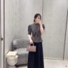 69309e4e6e68136f4d9ab353 Large and Small Lady D-Sire My Abcdior Handbag in Blush Beige Crocodile-Embossed Calfskin Leather