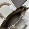 69309e596e68136f4d9ab366 Lady D-Sire My ABCDior Large and Small Handbag in Blush Beige Cracked Calfskin Leather