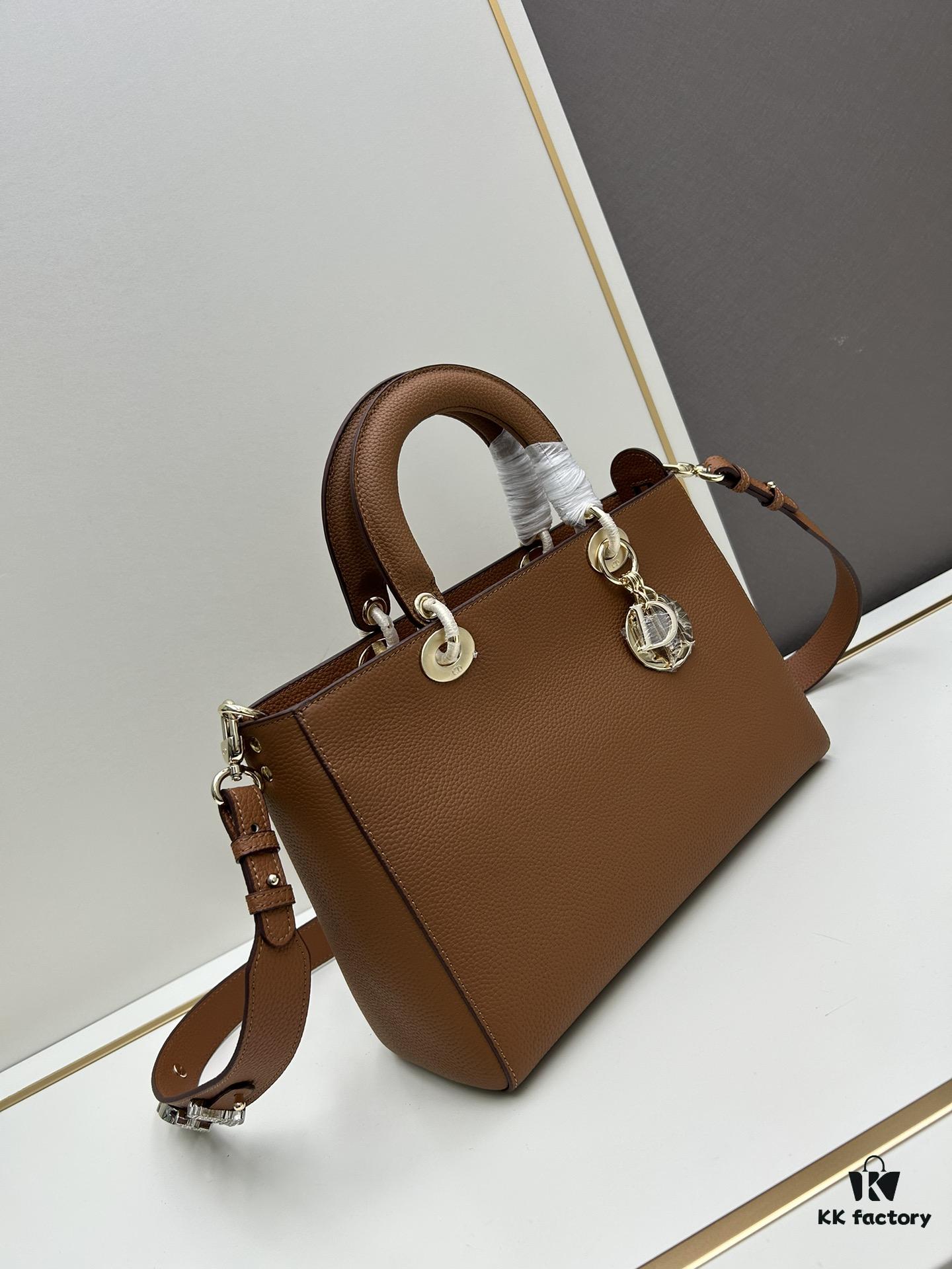 69309e5a6e68136f4d9ab368 Large and Small Lady D-Sire My ABCDior Handbag in Blush Beige Crocodile-Embossed Calfskin Leather