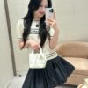 69309e816e68136f4d9ab3ad Dior Toujours Vertical Handbag in Blush Beige Calfskin Leather with Cannage Stitching