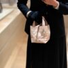 69309e826e68136f4d9ab3af Dior Toujours Vertical Handbag in Blush Beige Calfskin Leather with Cannage Stitching