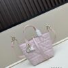 69309e836e68136f4d9ab3b2 Dior Toujours Vertical Handbag in Blush Beige Calfskin Leather with Quilted Diamond Stitching