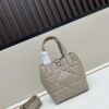 Dior Toujours Vertical Handbag in Blush Beige Calfskin Leather - Small Size