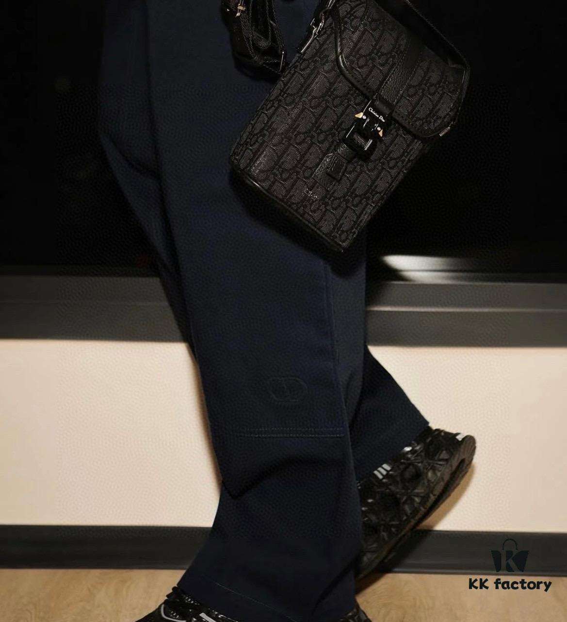 69309e9a6e68136f4d9ab3da Dior Hit The Road Mini Vertical Flap Messenger Bag