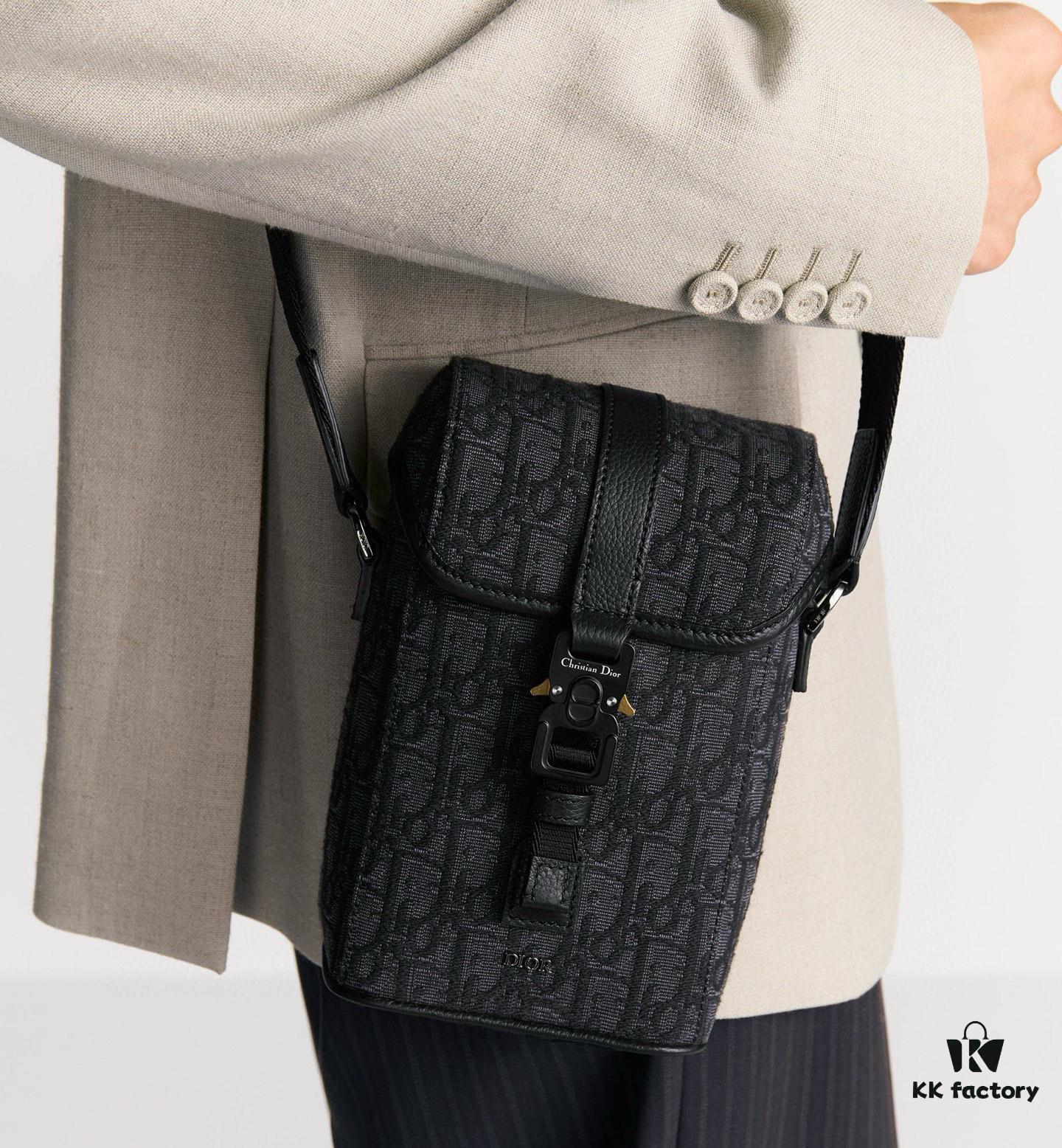 69309e9a6e68136f4d9ab3dc Dior Hit The Road Mini Vertical Flap Messenger Bag