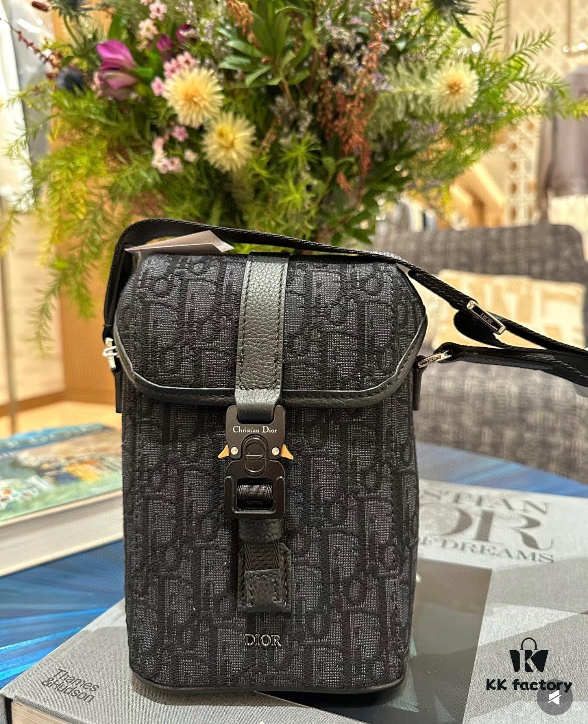 69309e9c6e68136f4d9ab3e1 Dior Hit The Road Mini Vertical Flap Messenger Bag