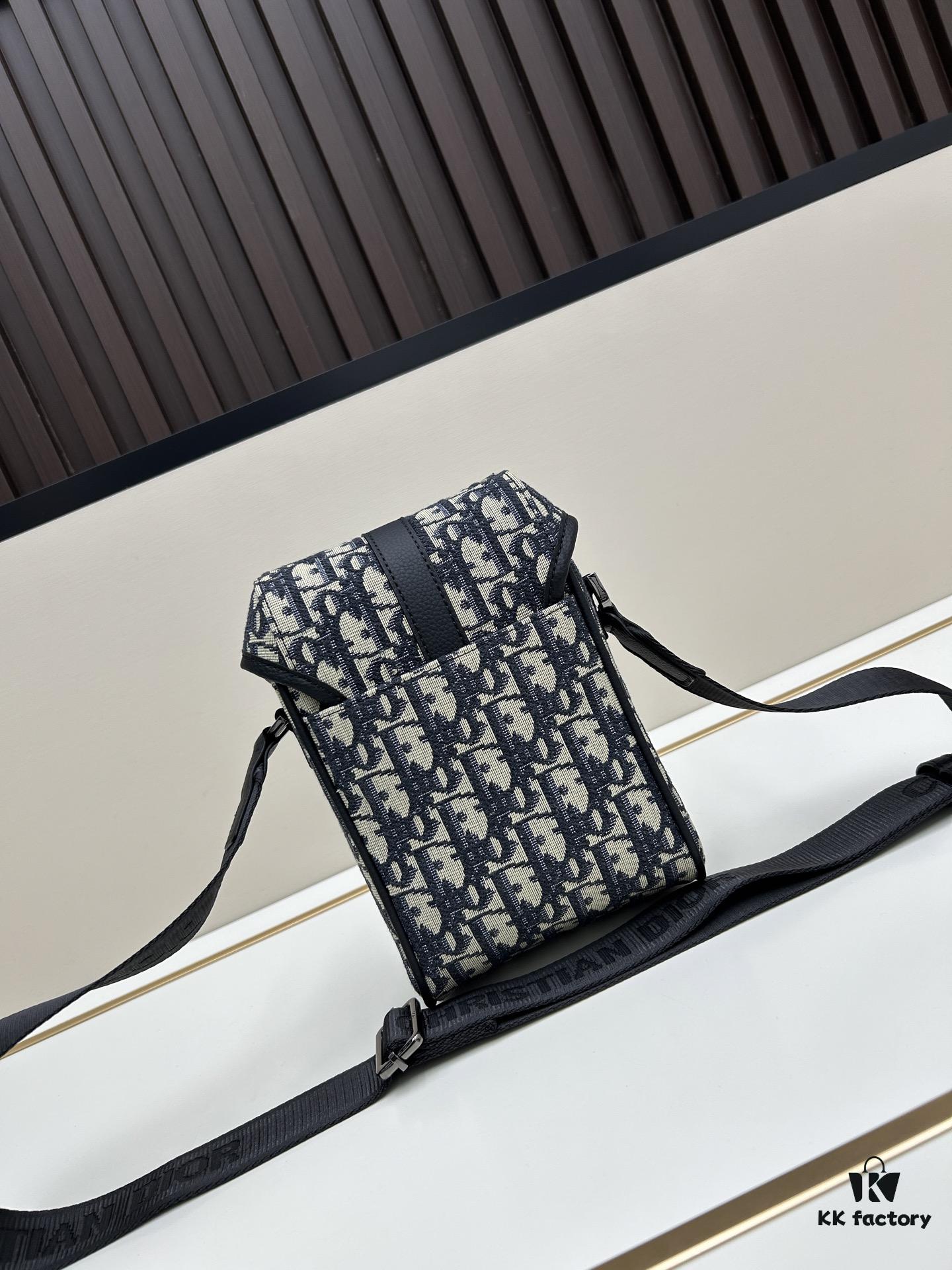 Dior Hit The Road Vertical Flap Messenger Bag