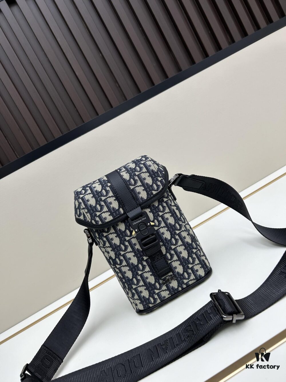 69309e9d6e68136f4d9ab3e3 Dior Hit The Road Vertical Flap Messenger Bag