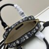 69309eba6e68136f4d9ab414 New Arrival In Stock!! Dior D-Vibe Bowling Bag Mini, Casual Sporty Style, Blue Oblique Print Fabric