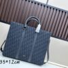 69309ebb6e68136f4d9ab418 Blue Oblique Fabric East-West Tote Bag