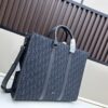 69309ec36e68136f4d9ab423 Blue Oblique Fabric East-West Handbag