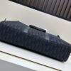 69309ec36e68136f4d9ab425 Blue Oblique Fabric East-West Handbag