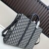 69309eca6e68136f4d9ab431 Blue Oblique Fabric East-West Tote Bag