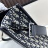 69309ecb6e68136f4d9ab434 Blue Oblique Fabric East-West Tote Bag