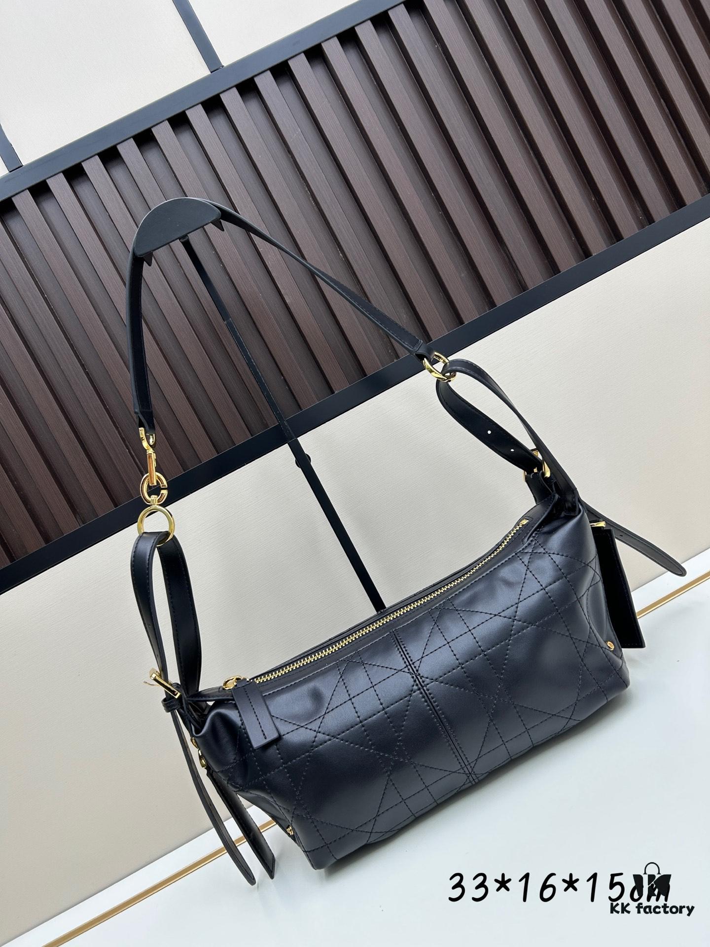 69309ed06e68136f4d9ab43a Large D-Journey Bag in Fabric with Boxed Leather Detail