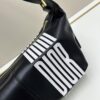 69309ed56e68136f4d9ab442 Large D-Journey Bag in Fabric with Leather Trim