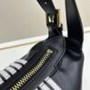69309ed66e68136f4d9ab443 Large D-Journey Bag in Fabric with Leather Trim