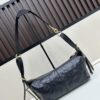 Large D-Journey Bag in Fabric with Box-Calf Leather Trim