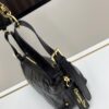 69309ee46e68136f4d9ab45f Large D-Journey Bag in Fabric with Box Calfskin