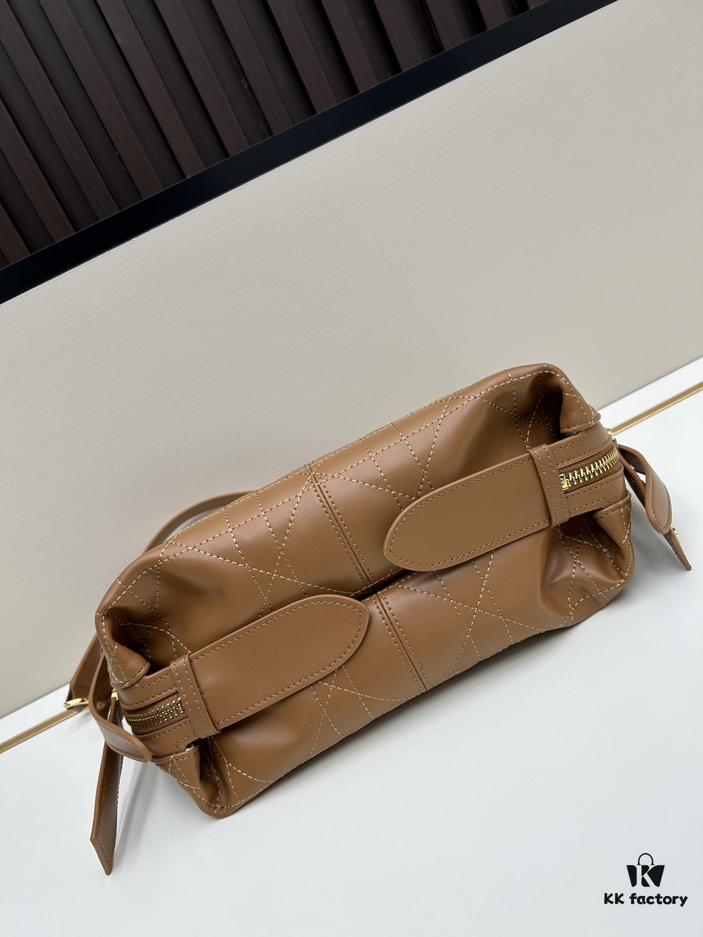 69309ee96e68136f4d9ab465 Large D-Journey Bag in Fabric and Leather with Box Set