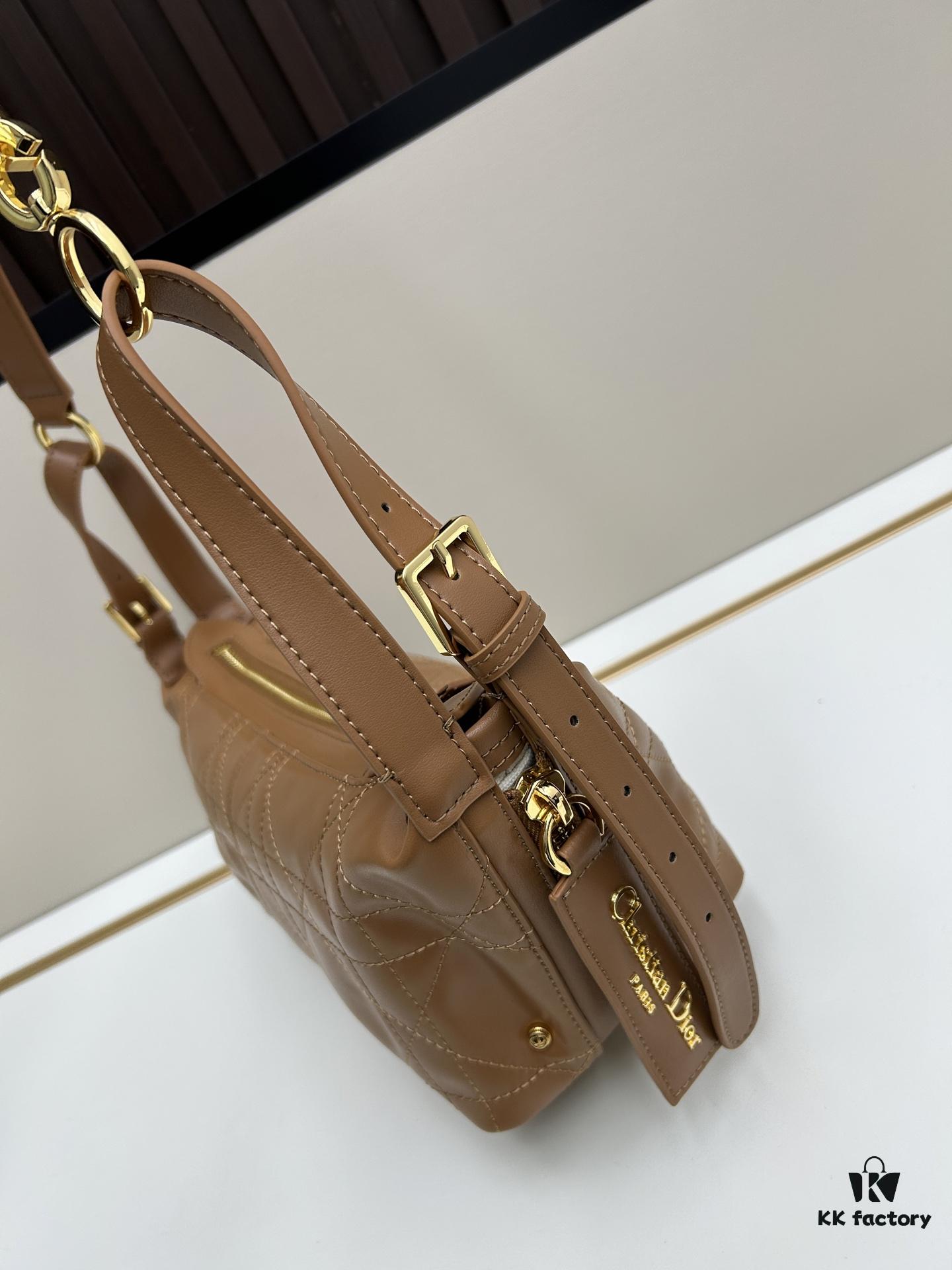 69309ee96e68136f4d9ab466 Large D-Journey Bag in Fabric and Leather with Box Set