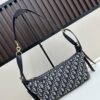 69309eea6e68136f4d9ab469 Large D-Journey Bag in Fabric with Box Calfskin Leather