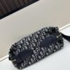 69309eeb6e68136f4d9ab46d Large D-Journey Bag in Fabric with Box Calfskin Leather