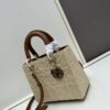 69309f156e68136f4d9ab4b5 Dior Lady Dior Top-Grade Original Leather Quilted Handbag in Black Embossed Chevron Pattern