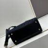 69309f1b6e68136f4d9ab4bd Dior Top-Grade Original Leather Cannage Lady Dior Bag in Black Embossed Quilting
