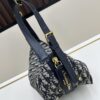 69309f2e6e68136f4d9ab4e0 D-Journey Handbag in Blue Oblique Print Fabric – Large Size