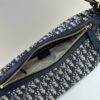 69309f316e68136f4d9ab4e3 D-Journey Handbag in Blue Oblique Print Fabric – Large Size
