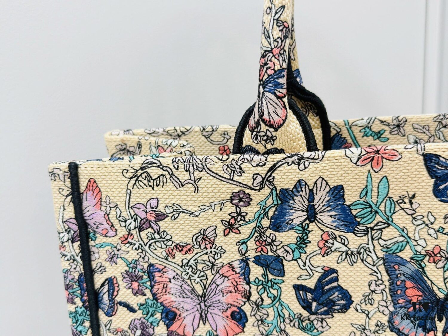 69309fa36e68136f4d9ab595 Oversized Original Order Thick Yarn Fabric Dior Book Tote