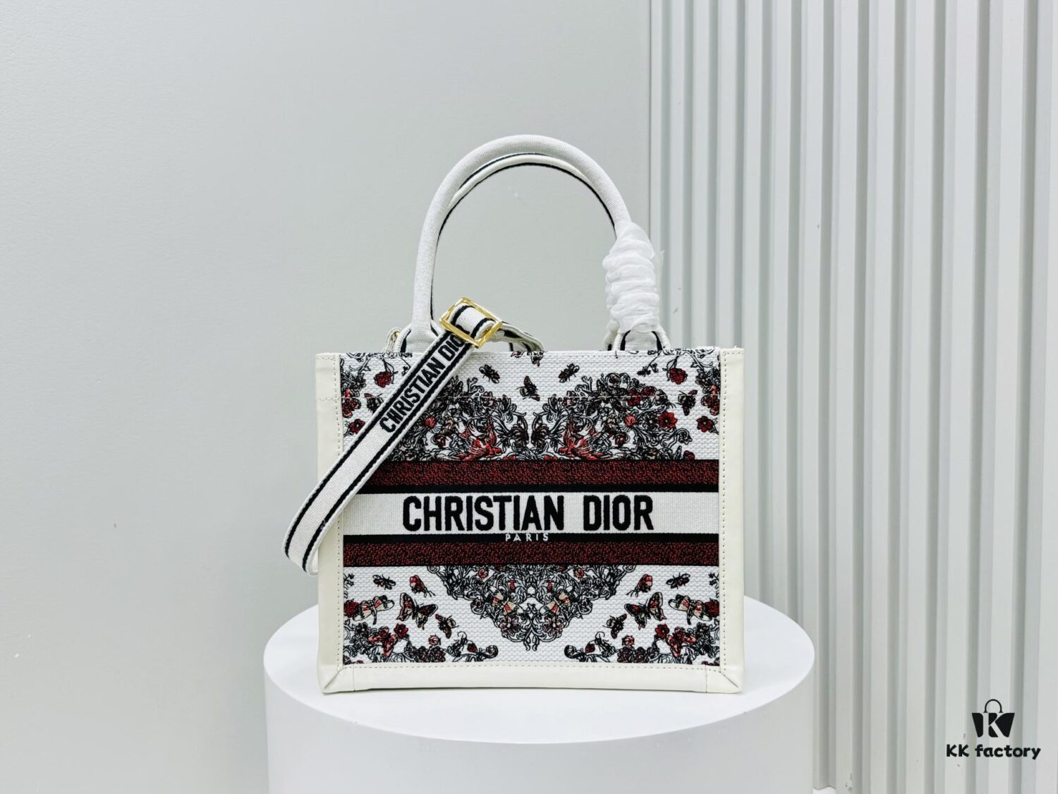 Dior Book Tote24 Early Spring New Arrival Mini Size with Leather Trim