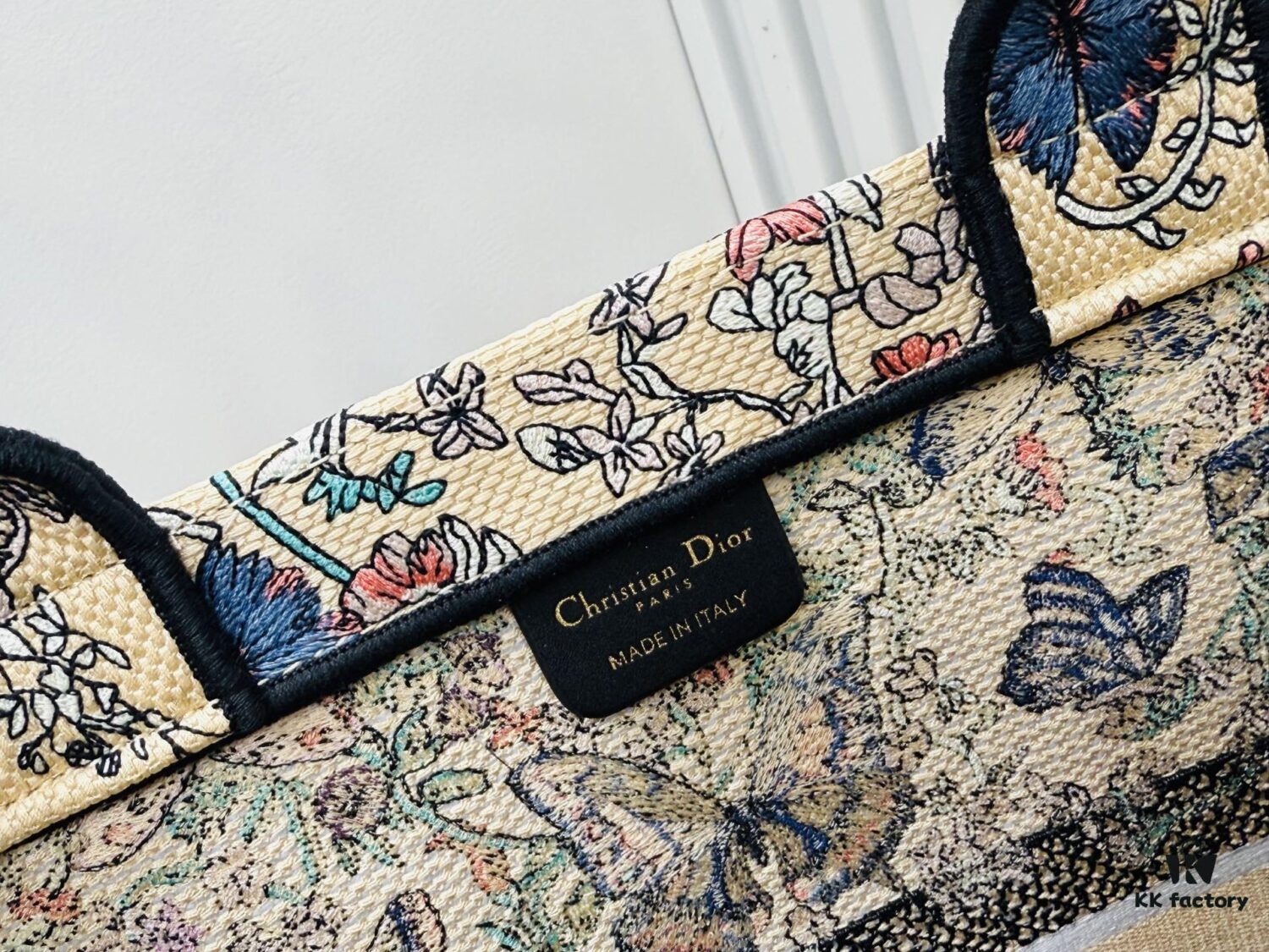 69309fa76e68136f4d9ab59c Oversized Original Order Thick Yarn Fabric Dior Book Tote